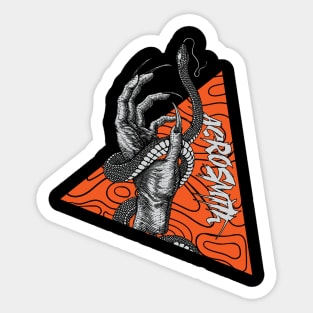 hand of the snake genie Sticker